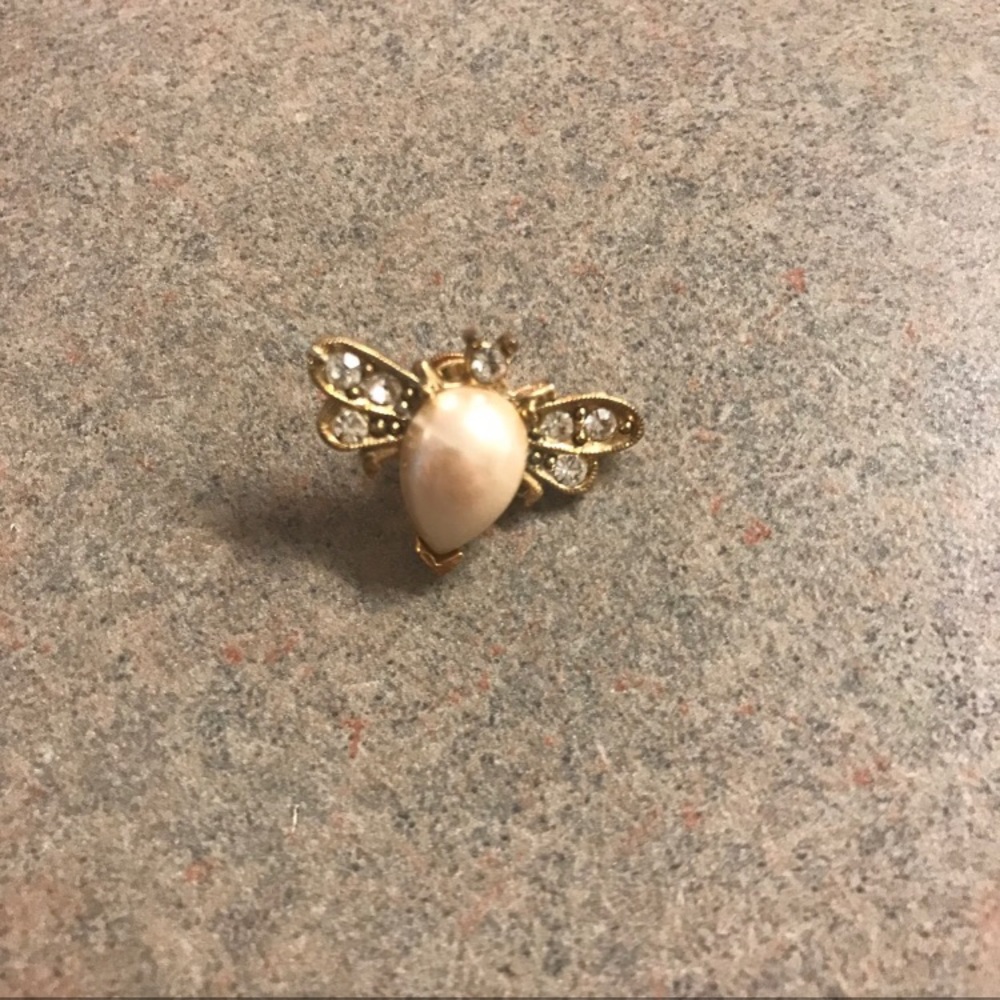 Vintage Small Bug Shaped Brooch Pin